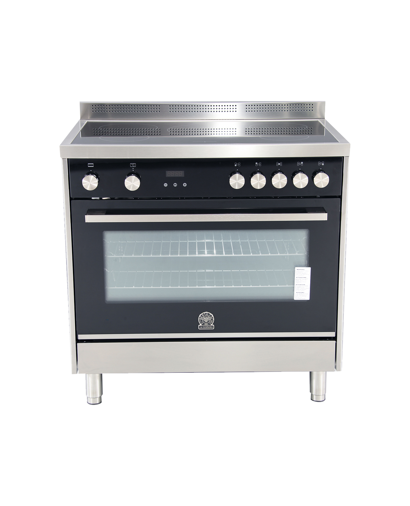 5-Induction, Electric Oven TUS90 IND60LAX
